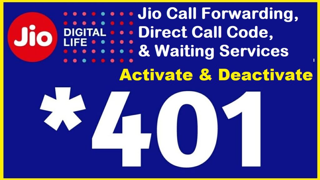 why call forwarding is not working on jio